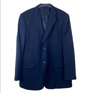 JOSEPH & FEISS Royal Blue Suit Jacket 2-Button Blazer 43R